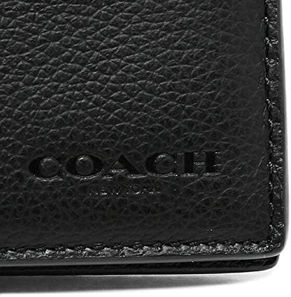 Coach Men's ID Billfold Wallet, Black