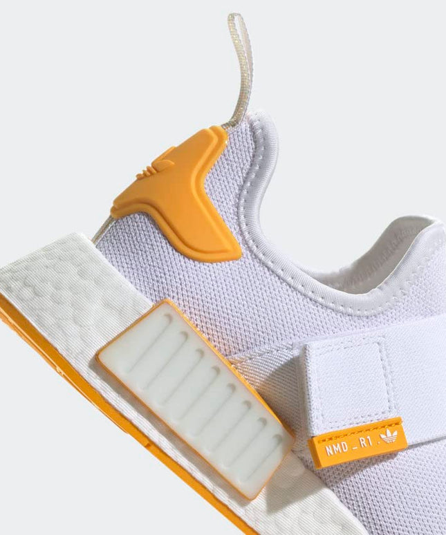 SIZE:36 -  Adidas Originals Women's NMD_R1 White Collegiate Gold - D