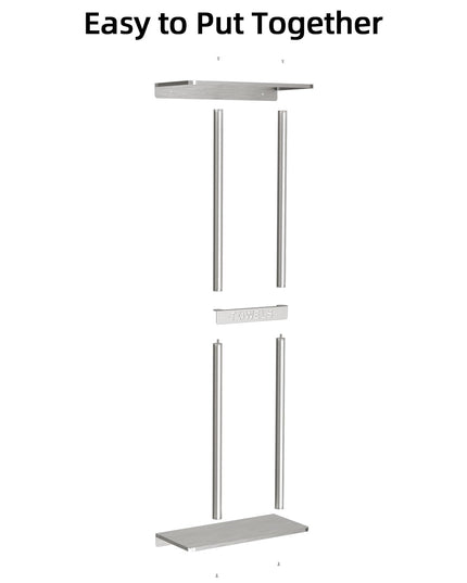 STWWO Bathroom Towel Storage for Bathroom,Wall Towel Rack for Roled Towels