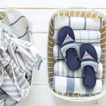 SIZE: 40/41 - Dearfoams Women's Melanie Terry Thong Slipper