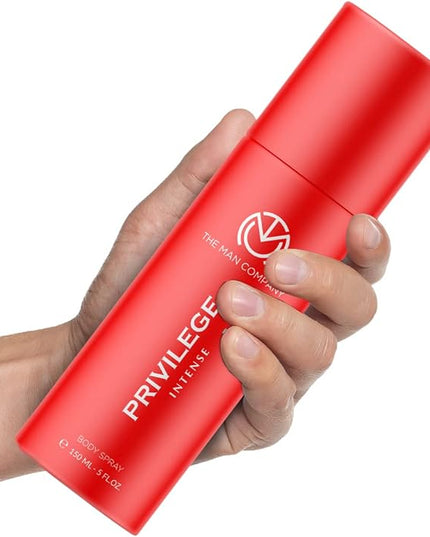 The Man Company Privilege Intense Deodorant For Men| Premium Body Spray | Long-Lasting Fragrance | Perfect Deo For Everyday Use | Gift For Husband, Boyfriend - 150Ml