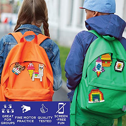 Made By Me Ultimate Bead Pets by Horizon Group USA, Bead Pets Crafts for Kids, Includes Over 1400 Beads, Cording, Keychains & Carabiner Clips, Design Templates, Storage Cases & More