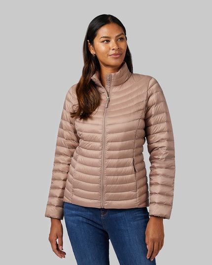 SIZE S - 32 Degrees Women's Ultra-Light Down Packable Jacket | Layering |Semi-Fitted | Zippered Pockets | Water Repellent