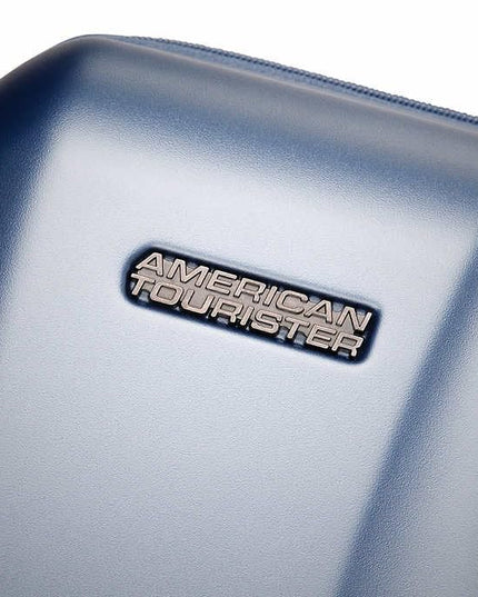 American Tourister Tranquil 3-piece Hardside Set (Blue). Size: 51 cm, 61 cm, 71 cm - D