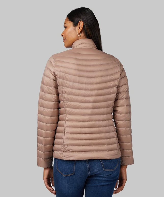SIZE S - 32 Degrees Women's Ultra-Light Down Packable Jacket | Layering |Semi-Fitted | Zippered Pockets | Water Repellent