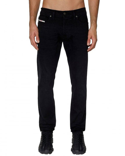 Men's Diesel D-luster Slim Tapered Jean Washed Black 0elay