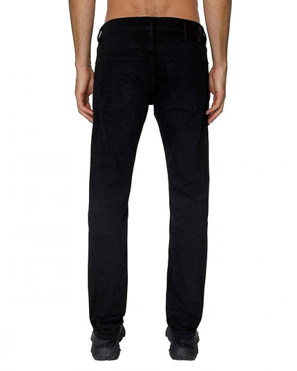 Men's Diesel D-luster Slim Tapered Jean Washed Black 0elay