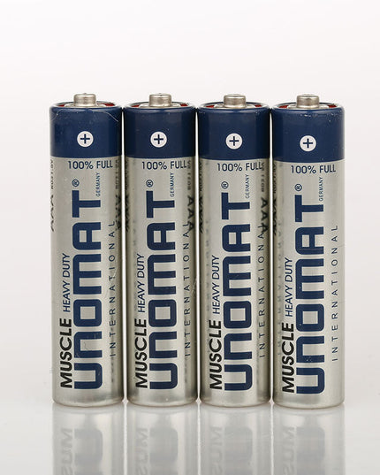 Unomat Muscle Heavy-Duty AAA Batteries, 1.5V, Pack of 4