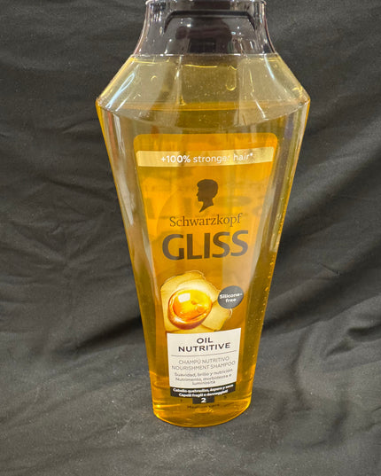 Gliss Core Shampoo 400ml Nutrivate Nourishing Oil 400 mle
