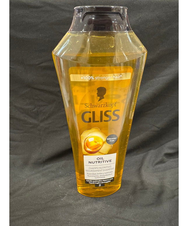 Gliss Core Shampoo 400ml Nutrivate Nourishing Oil 400 mle