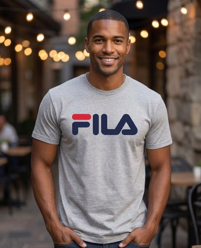 Fila Grey Mens T-Shirt (