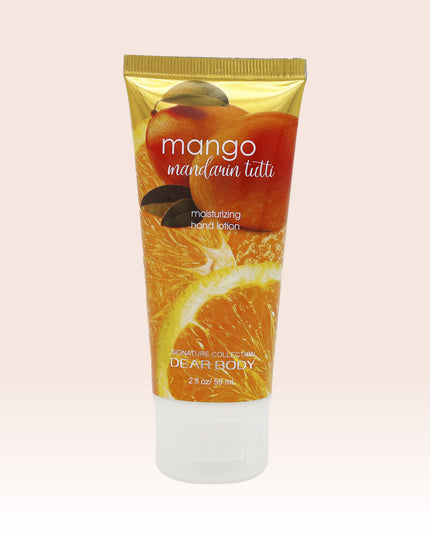 Dear Body Mango Mandarin Tutti set of 4 (Body Splash 236ML + Shower Gel 295 + Body Butter 200g + Hand Lotion 59ml),TD87690