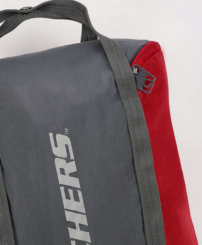 Skechers Backpack, Secure Zipper Travel Bag for 5 Years+, Scarlet Sage - 18 Inches