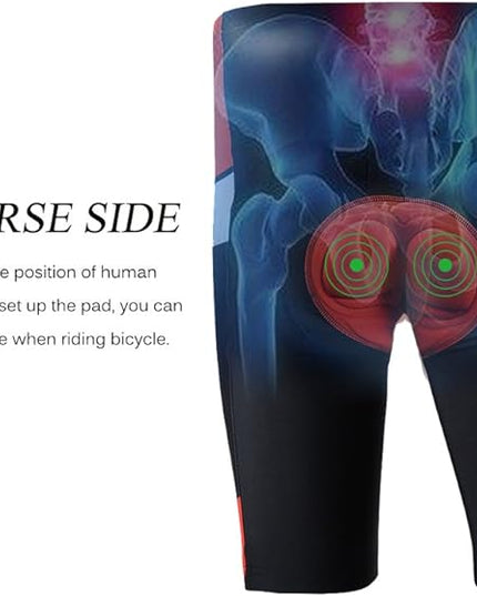 Lixada Men's Cycling Jersey Set Bicycle Short Sleeve Set Quick-Dry Breathable Shirt with 3D Cushion Shorts Padded