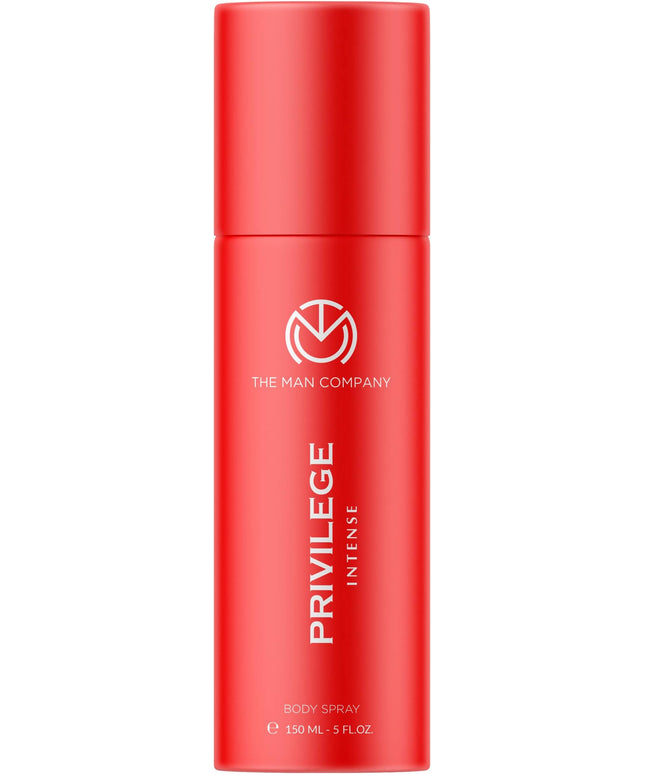 The Man Company Privilege Intense Deodorant For Men| Premium Body Spray | Long-Lasting Fragrance | Perfect Deo For Everyday Use | Gift For Husband, Boyfriend - 150Ml