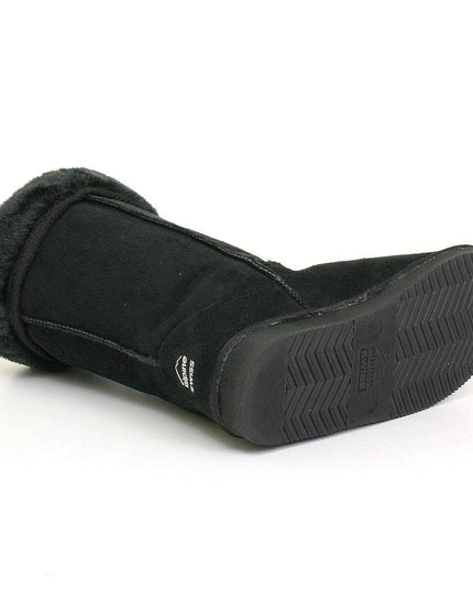 SIZE 38: Alpine Swiss Womens 11.5” Tall Mid Calf Winter Boots Faux Shearling Aussie Classic BLK 7 M US