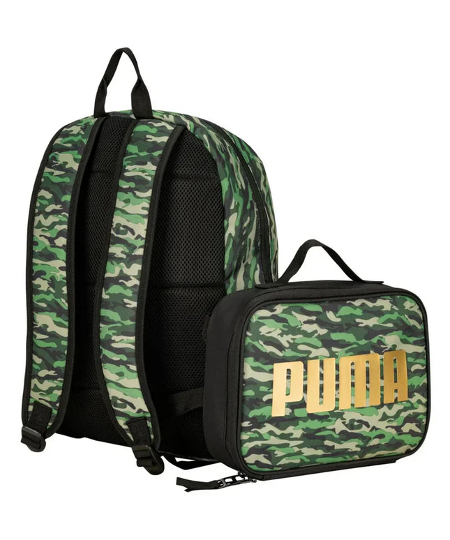 PUMA Evercat Duo Combo Backpack with Lunch box - Camo