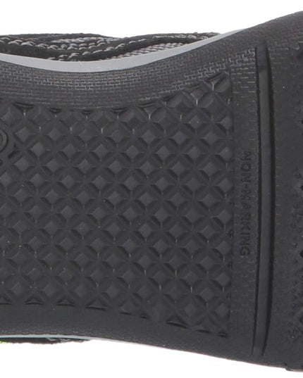 skecher Kids' Flex Play-Easy Pick Sneaker gray and black