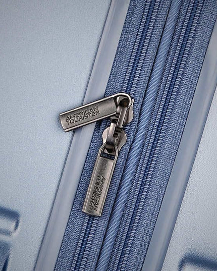 American Tourister Tranquil 3-piece Hardside Set (Blue). Size: 51 cm, 61 cm, 71 cm - D