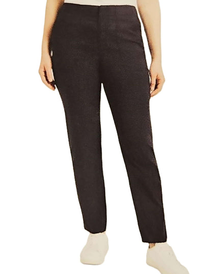 Size: M - Hurley Women's Trek Lightweight Straight Leg Pants (US, Numeric, 8, Regular, Regular, M = 8-10 8/29, Black)