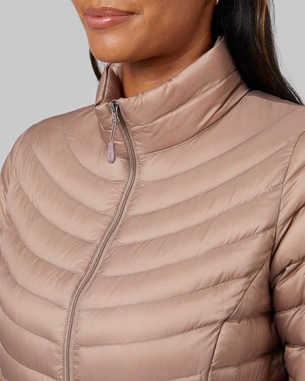 SIZE S - 32 Degrees Women's Ultra-Light Down Packable Jacket | Layering |Semi-Fitted | Zippered Pockets | Water Repellent