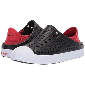 Skechers Kids Baby Boy s Cali Gear Guzman Steps Aqua Surge Toddler Black Red