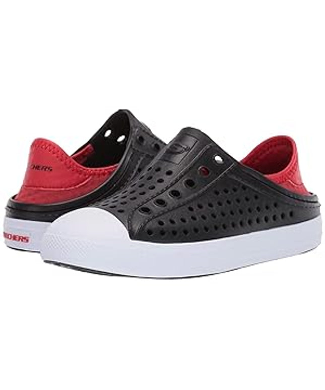 Skechers Kids Baby Boy s Cali Gear Guzman Steps Aqua Surge Toddler Black Red
