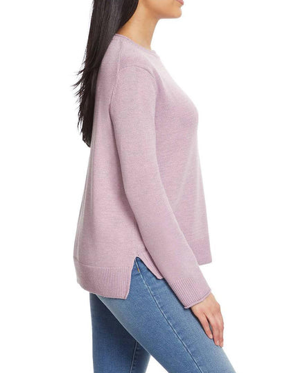 SIZE: L - Ella Moss Women's Crewneck Pullover Sweater (US, Alpha, Small, Regular, Regular, Purple)