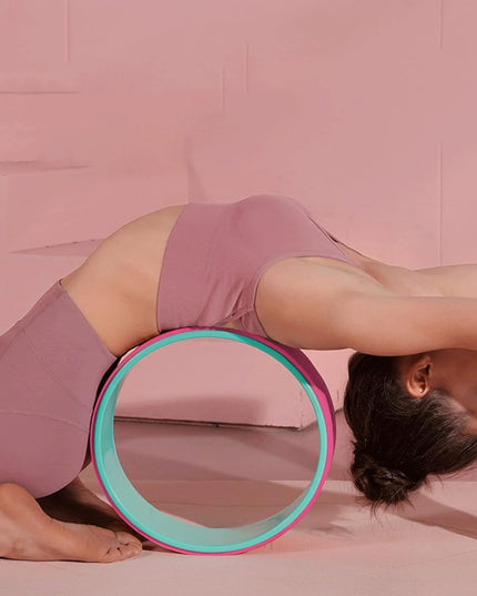 ZUMAHA Yoga Circle, Waist Shaper Circle Wheel, Gym Fitness Equipment, Pilates Circles, TPE Back Training Wheel