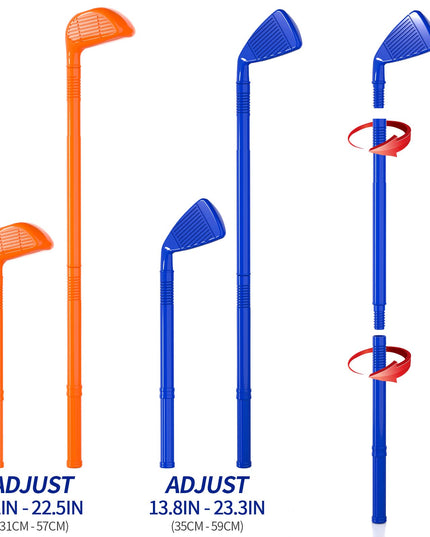 Bennol Toddler Golf Set Toys for Kids, Upgraded Kids Golf Cart Toys Sets with 4 Golf Sticks, 8 Balls and 1 Mat, Indoor & Outdoor Golf Toys for 3 4 5 6 Year Old Boys Girls Toddlers