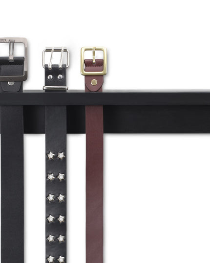 UGZOO Tie Rack and Belt Organizer for Closet, 2-in-1 Belt Hanger and Tie Organizer (Black)