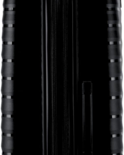 Pierre Cardin Unbreakable Luggage,Expandable Zipper,4 Spiner Whels, Set of 4 PCS Black