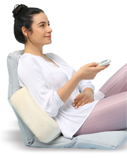 LightEase Sliced Memory Foam Pregnancy Maternity Body Pillow Side Sleeping Double Wedge for Body, Belly, Back Support, Soft, Not Bulky