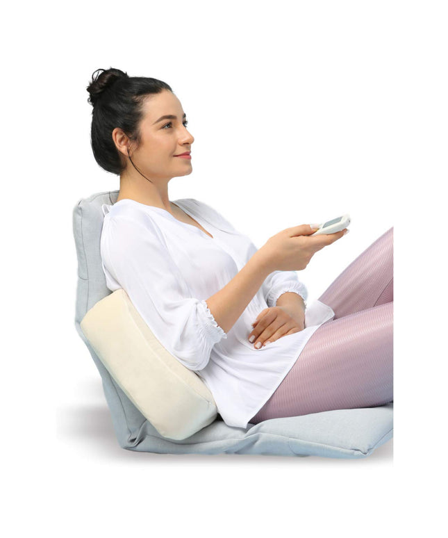 LightEase Sliced Memory Foam Pregnancy Maternity Body Pillow Side Sleeping Double Wedge for Body, Belly, Back Support, Soft, Not Bulky