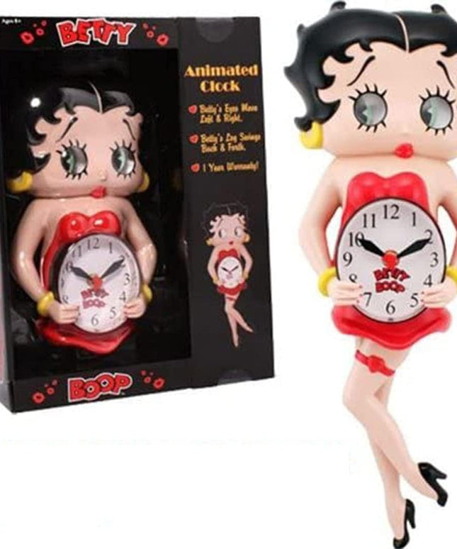 Gift House Betty Boop Animated Wall Clock
