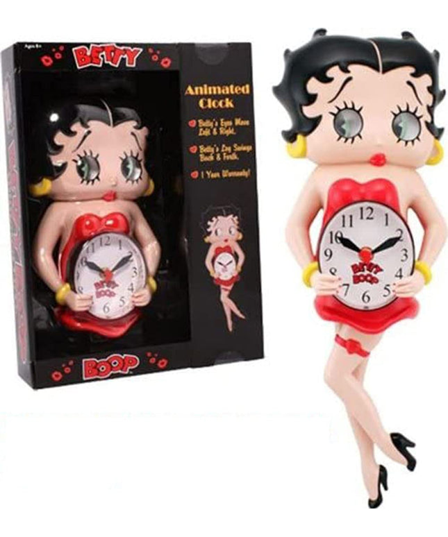 Gift House Betty Boop Animated Wall Clock