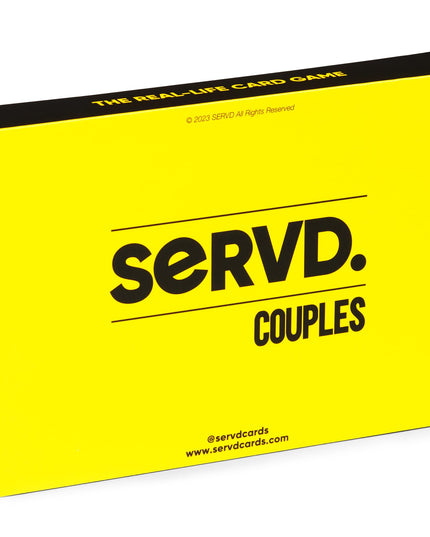 SERVD - Couples - The Hilarious Real-Life Couples Card Game | A Funny Couples Gift for Anniversary, Valentines Day, Christmas, Date Nights & More | Unique Couples Strategy Game