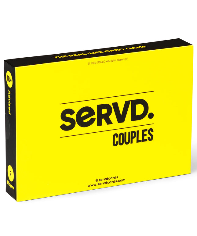 SERVD - Couples - The Hilarious Real-Life Couples Card Game | A Funny Couples Gift for Anniversary, Valentines Day, Christmas, Date Nights & More | Unique Couples Strategy Game