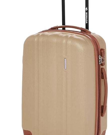 Sonada Hardside Luggage Set of 3 Expandable ABS-PC Material With Double Zipper, ANTI Theft Lock Champ