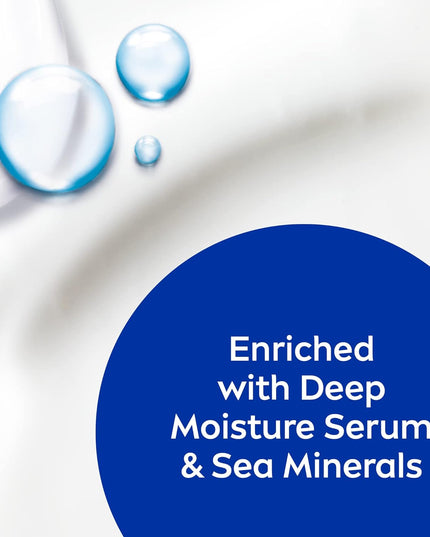 NIVEA Body Lotion for Very Dry Skin, Repair & Care, with Deep Moisture Serum and Dexpanthenol, 72H Relief from Dry & Tight Skin, 400ml (Packaging May Vary)