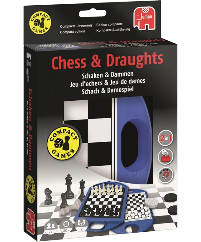 Chess And Draughts Travel Edition Board Game