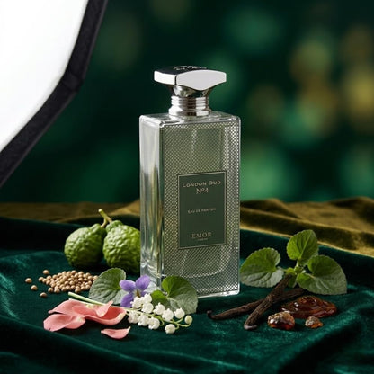 Emor Eau De Parfum Oud No. 4 From London 125Ml Long-Lasting Chypre Fragrance Unisex With Vanilla And Patchouli