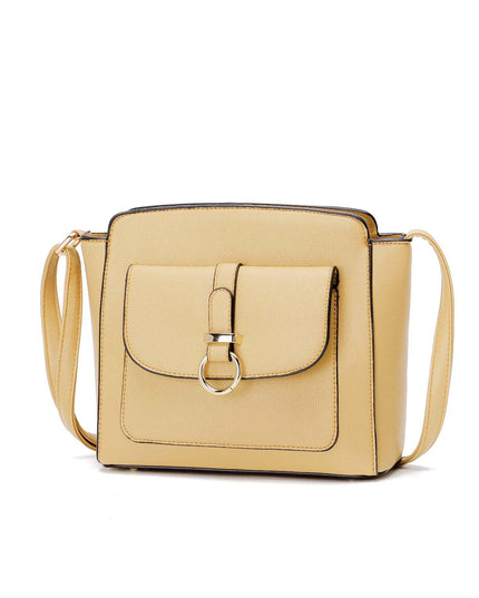 LA TERRE Lightweight Medium Crossbody Bags for Women, Small Crossbody Handbags Vegan Leather Shoulder Bag Purses