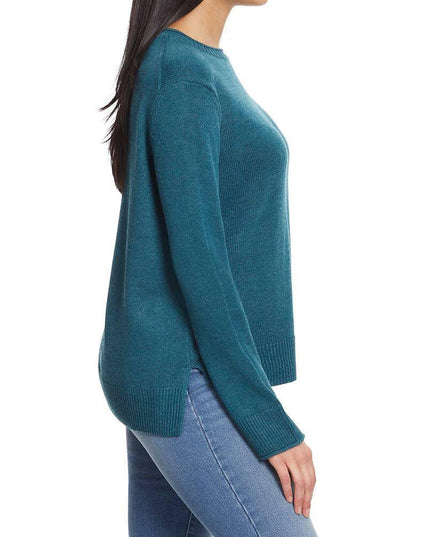 SIZE S - Ella Moss Women's Crewneck Pullover Sweater (US, Alpha, Regular, Green)