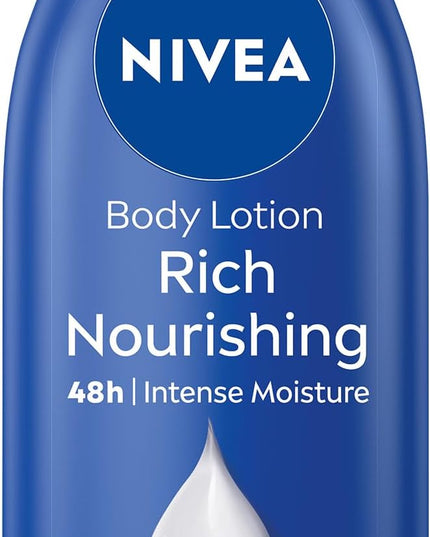 NIVEA Body Lotion Extra Dry Skin, Nourishing Almond Oil & Vitamin E, 400ml
