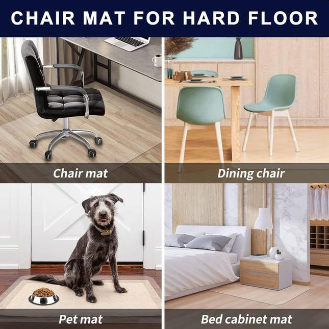 SHAREWIN Office Chair Mat, Heavy Duty, Easy Clean