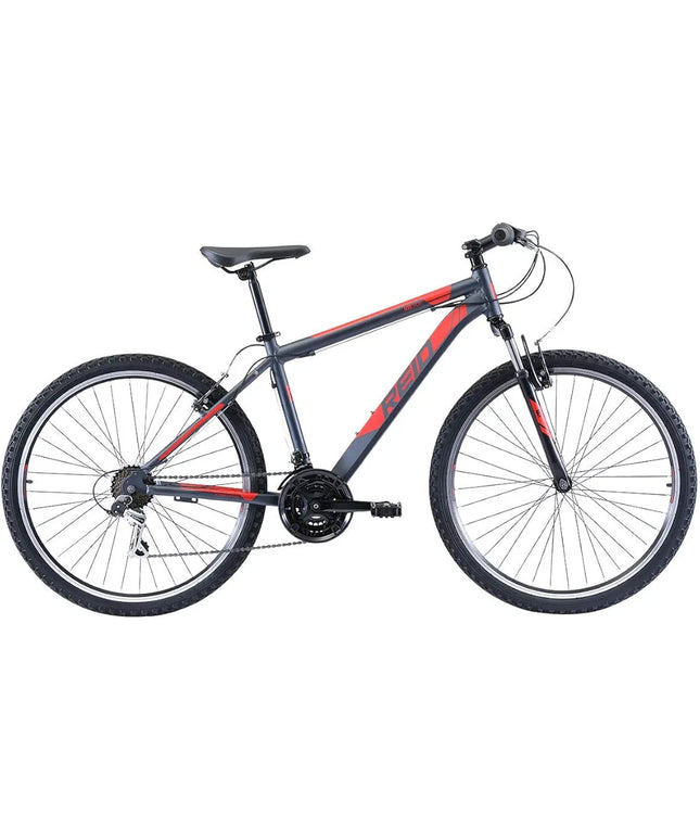 Reid Men's MTB Mountain Bike Black/Red, Small-Missing parts saddle seat-- open box