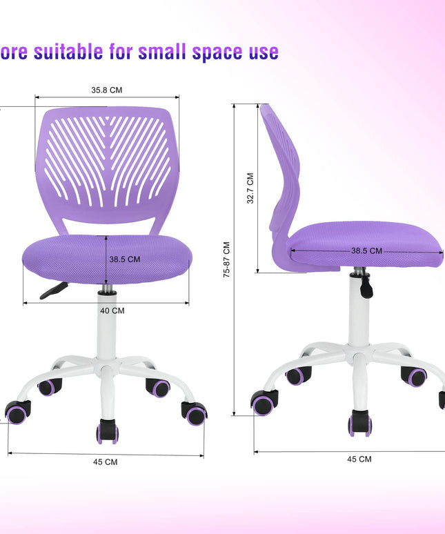 Homy Casa Home Office Chair, Purple