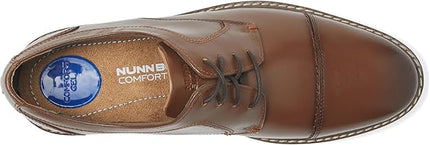 Nunn Bush Hayden Cap Toe Oxford Dress Casual Leather Lace Up Shoes mens Oxford