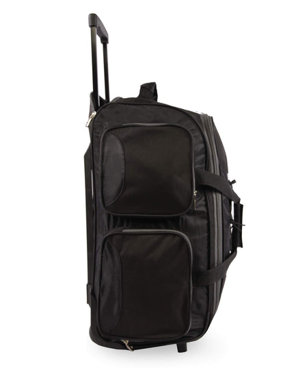 Fila 22" Lightweight Carry On Rolling Duffel Bag, Black, One Size